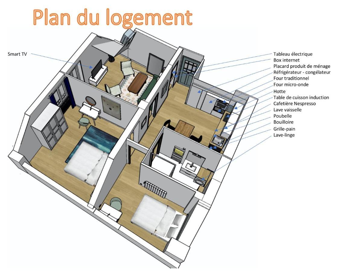 Apartamento Elégant 3 pièces Thonon-les-Bains Exterior foto